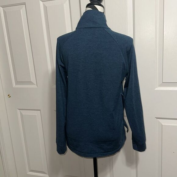 MARINE LAYER Weekend Sport Blue Quarter Zip - Picture 3 of 5